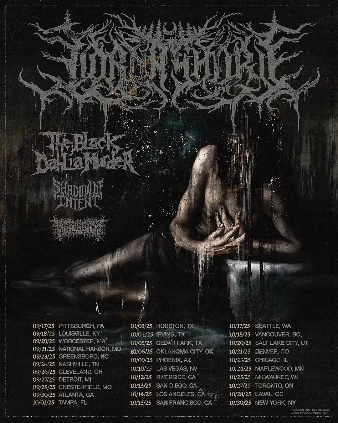 Lorna Shore pairs with The Black Dahlia Murder for fall 2025 North American&nbsp;Tour